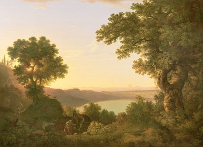 Lake Albano, Italy by Thomas Jones